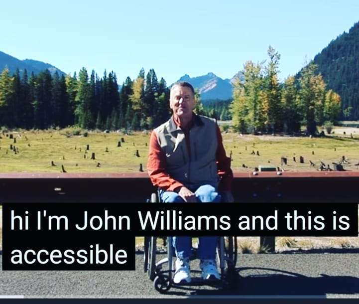 John Williams screenshot wheelchair destinations