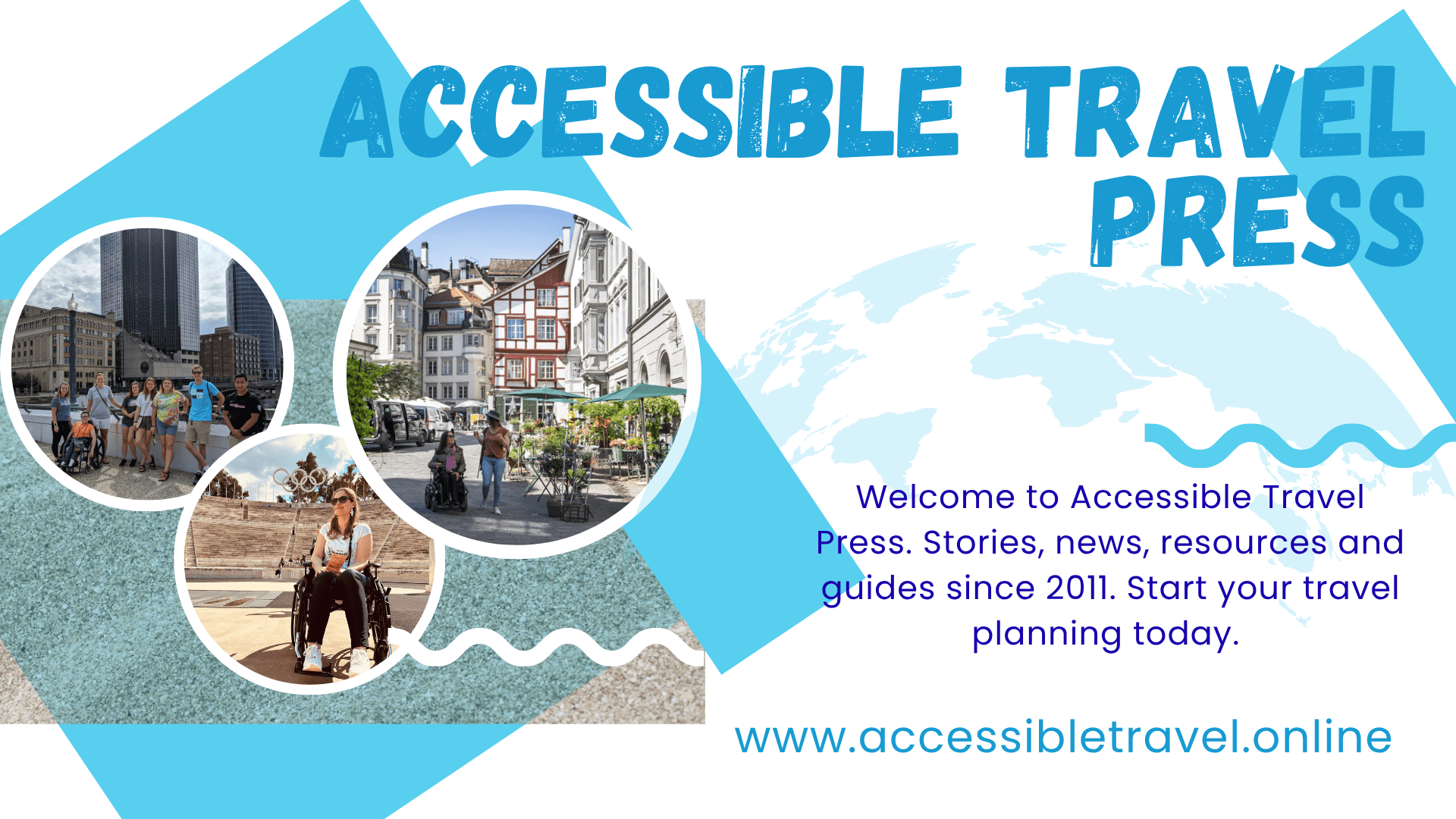 Welcome to Accessible Travel Press! Enjoy stories, tips, resources and guides. Start your travel planning today. We love to encourage you.